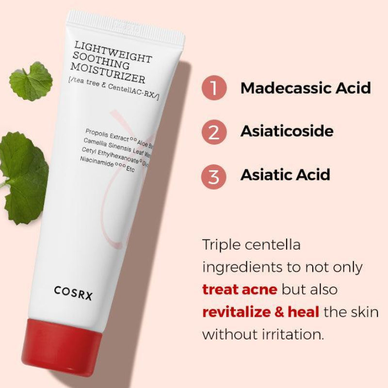 Crème hydratante apaisante légère AC Collection [80 ml]