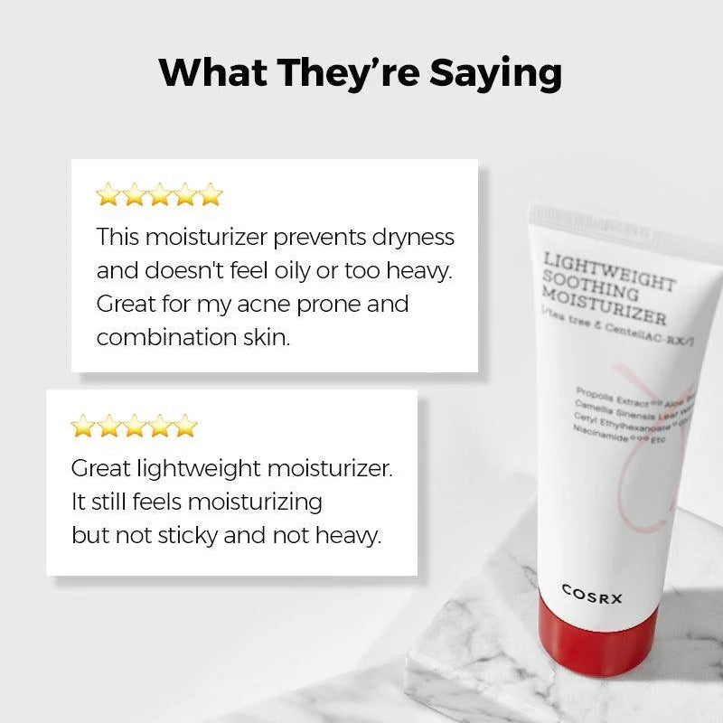 Crème hydratante apaisante légère AC Collection [80 ml]