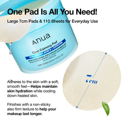 8 Hyaluronic Acid Catechin Calming Pad [110 Pads]