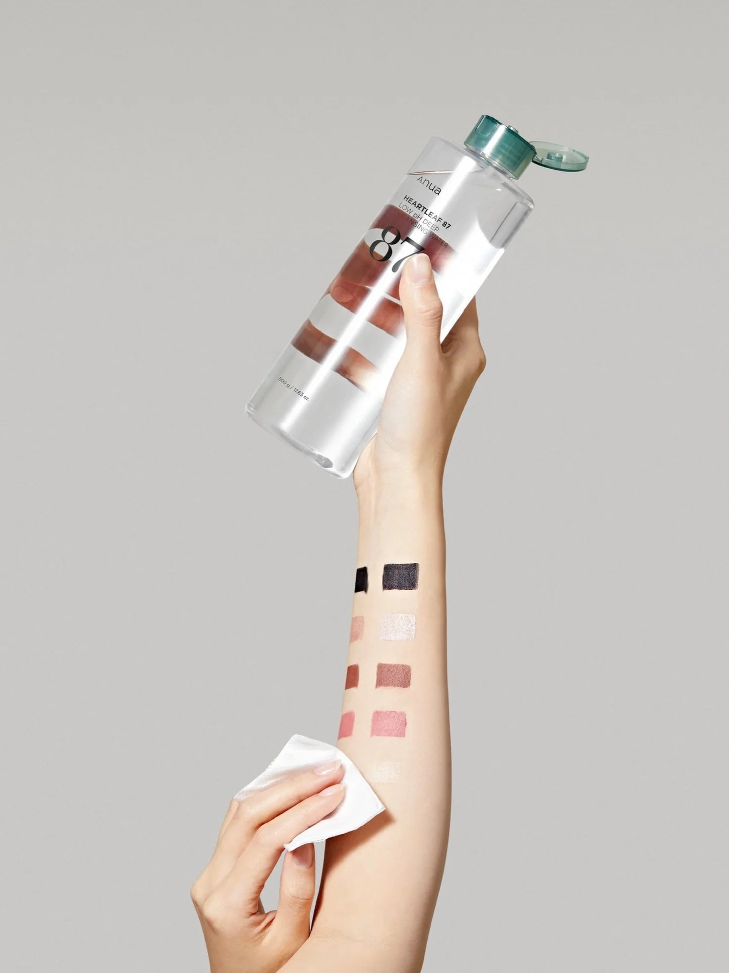 Eau nettoyante en profondeur Heartleaf à faible pH [500 ml]