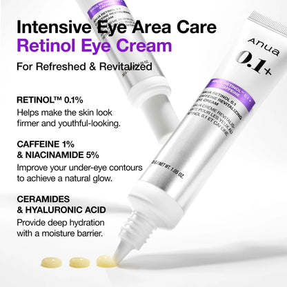 Retinol 0.1 Caffeine Revitalizing Eye Cream [30g]