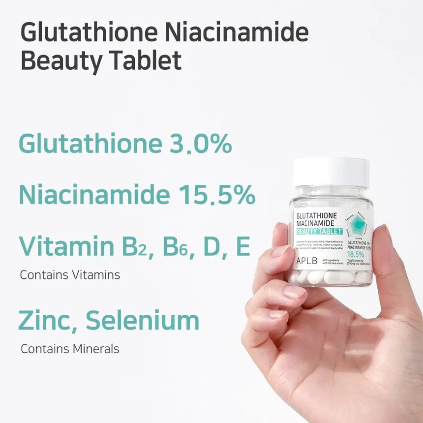 Glutathione Niacinamide Beauty Tablet [30pcs]
