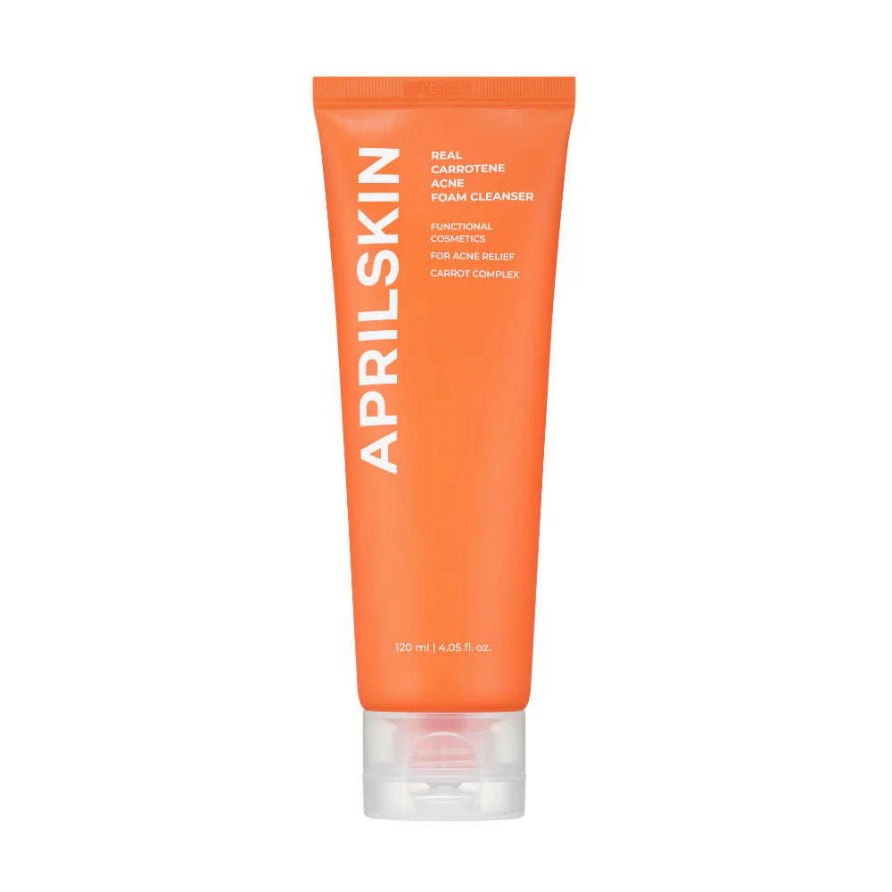 [APRILSKIN] Real Carrotene Acne Foam Cleanser [120ml]