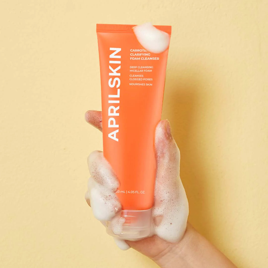 [APRILSKIN] Real Carrotene Acne Foam Cleanser [120ml]