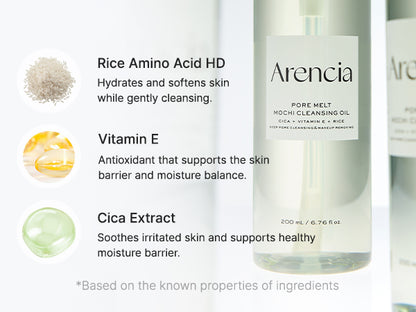 Pore Melt Mochi Cleansing Oil [200ml]
