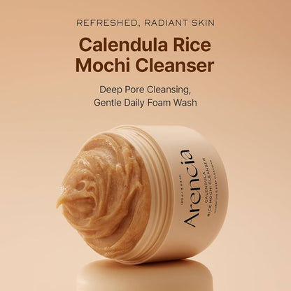 Nettoyant mochi au riz et au calendula [120g]