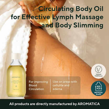 [AROMATICA] Circulating Body Oil Juniper Berry &amp; Ginger [100ml]