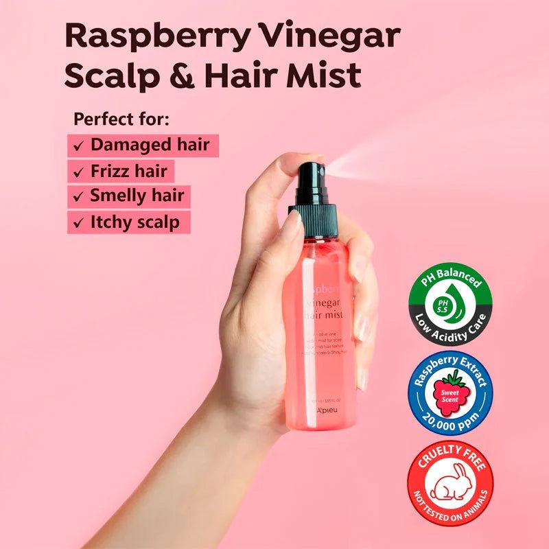 Raspberry Vinegar Hair Mist [105ml]