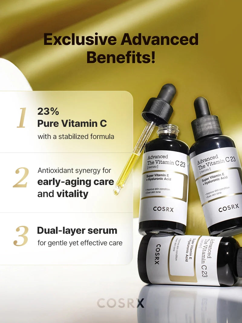 COSRX The VitaminC23セラムクリームセットplopolis ⭐︎ COSRX The Vitamin C 23 Serum 20g | Koreanische Serum kaufen
