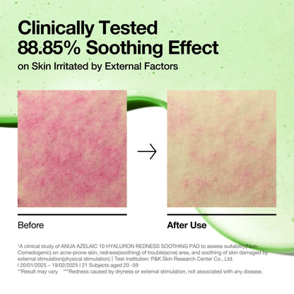 Azelaic 10 Hyaluronic Redness Soothing Pad [90 Pads]