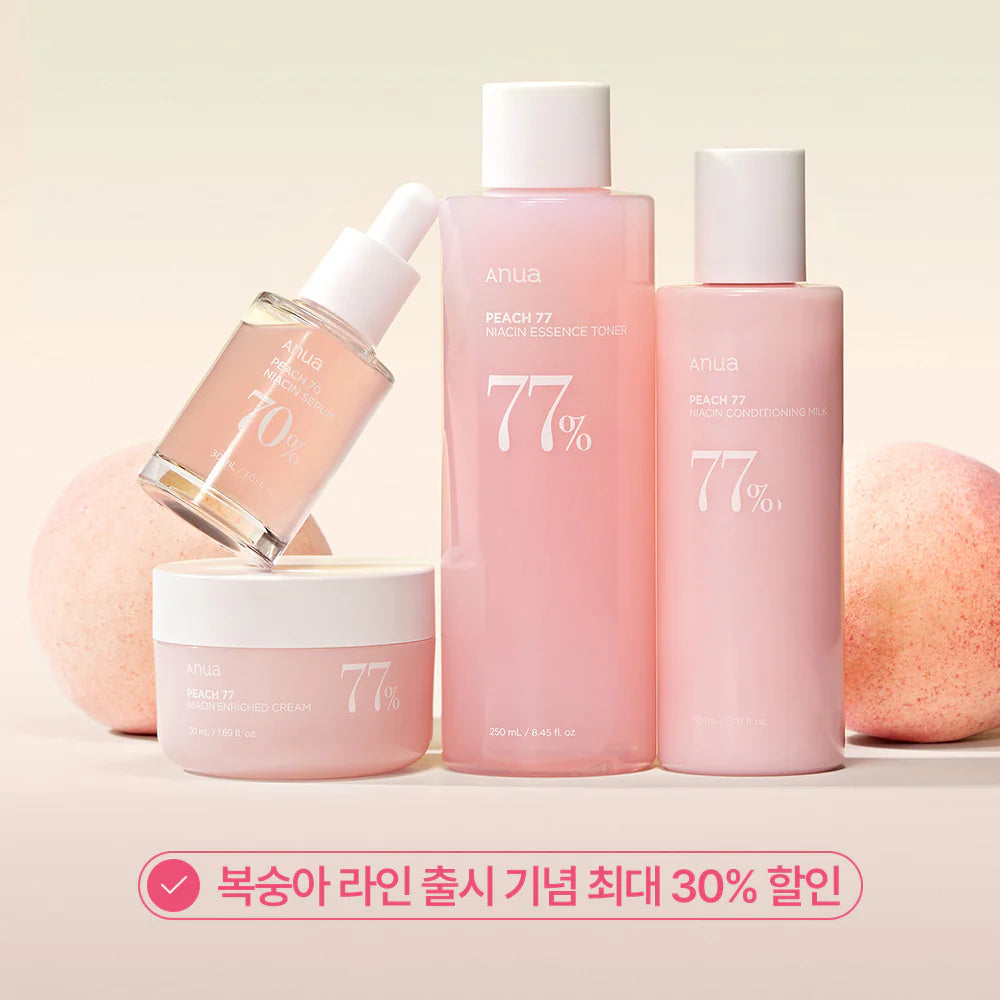 Ensemble hydratant et éclaircissant Anua Peach