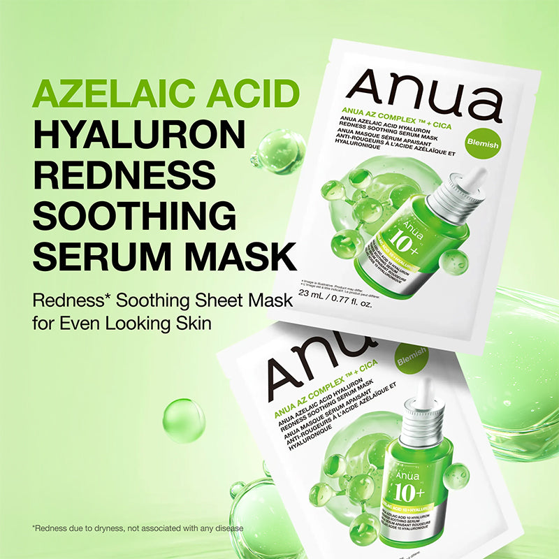 Azelaic Acid Hyaluron Redness Soothing Serum Mask [23ml]