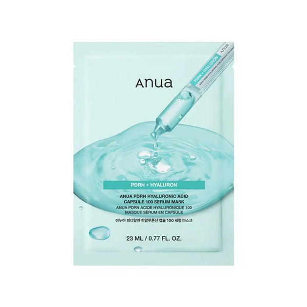 Anua] PDRN Hyaluronic Acid Capsule 100 Serum Mask [23ml]