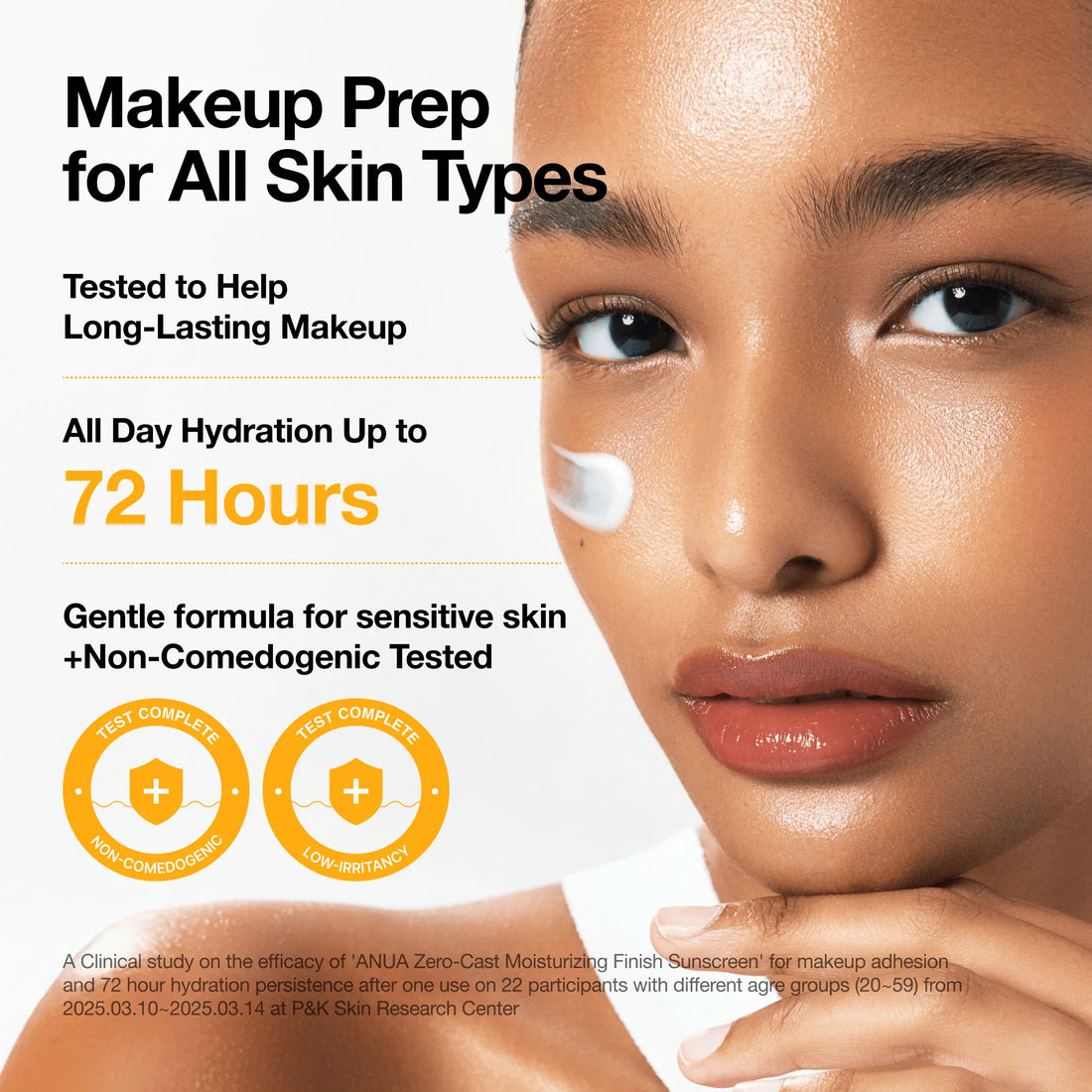 [Anua] Zero-Cast Moisturizing Finish Sunscreen [50ml]