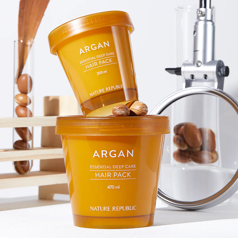 Argan Essential Deep Care Hair Pack [200ml]