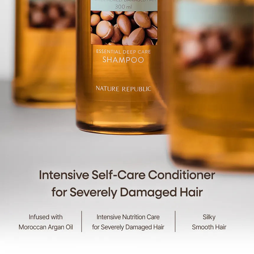 Argan Essential Deep Care Shampoo [300ml]