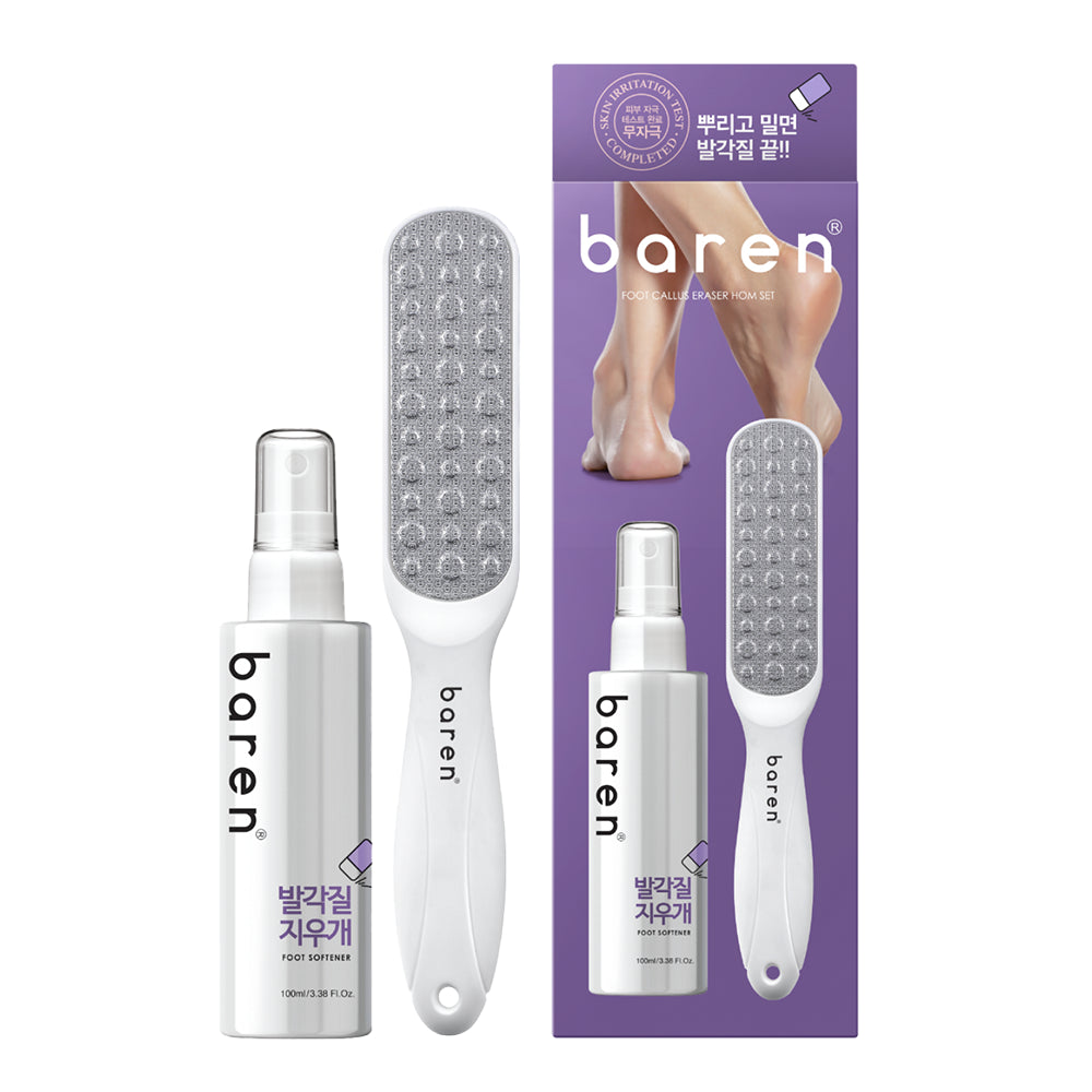 Callus Remover Kit for Feet: Foot File &amp; Peeling Foot Spray