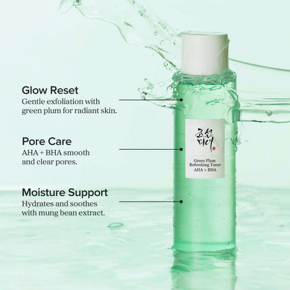 Green Plum Refreshing Toner: AHA + BHA [150ml]