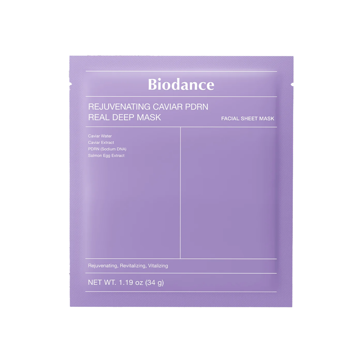 Masque rajeunissant Caviar PDRN Real Deep