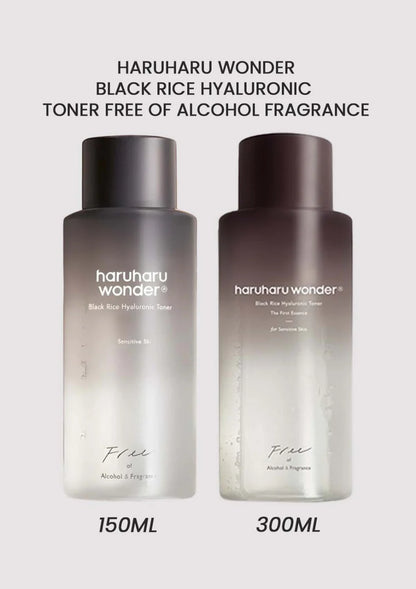 Black Rice Hyaluronic Toner Fragrance Free 