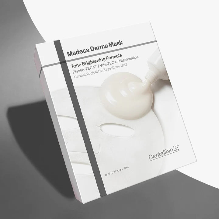 Masque Madeca Derma Formule Éclaircissante pour le Teint [25 ml x 10 Masques]