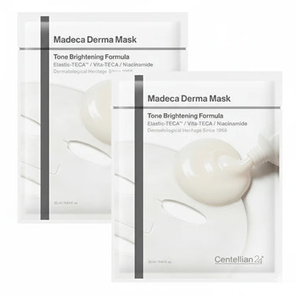 Madeca Derma Mask Tone Brightening Formula Set [25ml x 10 Sheets]