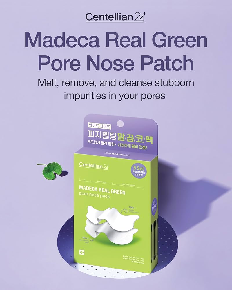 Madeca Real Green Pore Nose Pack [5 Sets]