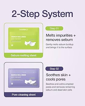 Madeca Real Green Pore Nose Pack [5 Sets]