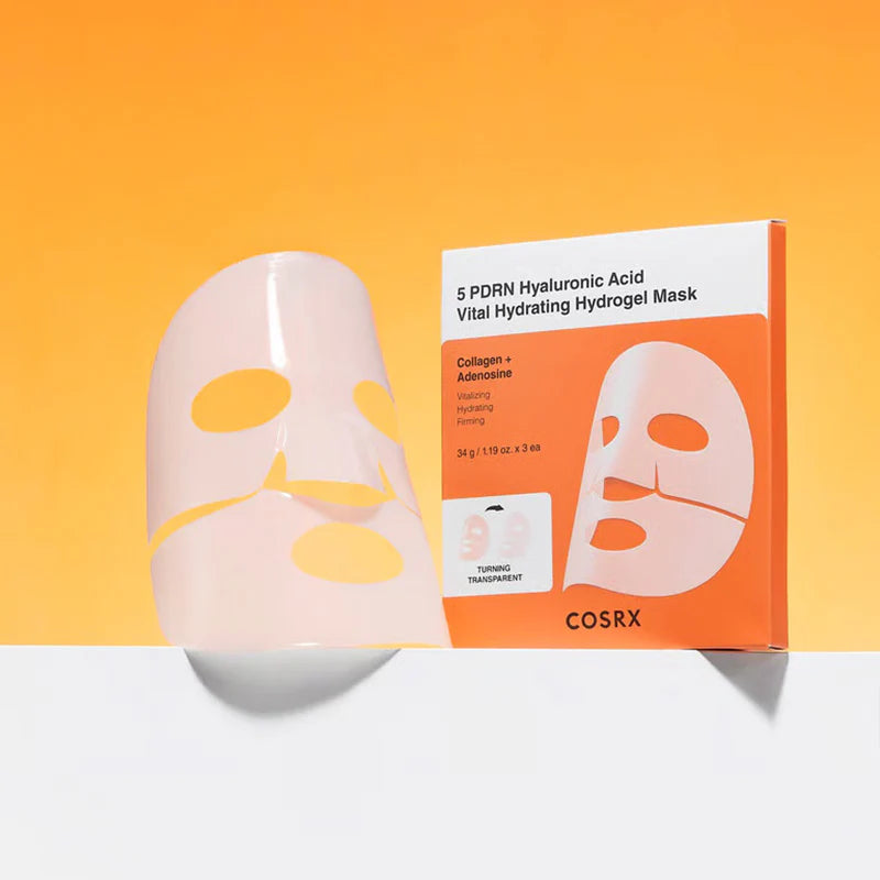 5 PDRN Hyaluronic Acid Vital Hydrating Hydrogel Mask [3ea]