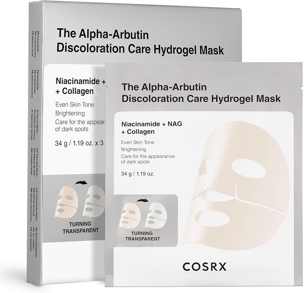 The Alpha-Arbutin Discoloration Care Hydrogel Mask (3ea)
