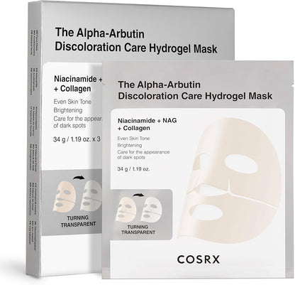 The Alpha-Arbutin Discoloration Care Hydrogel Mask (3ea)