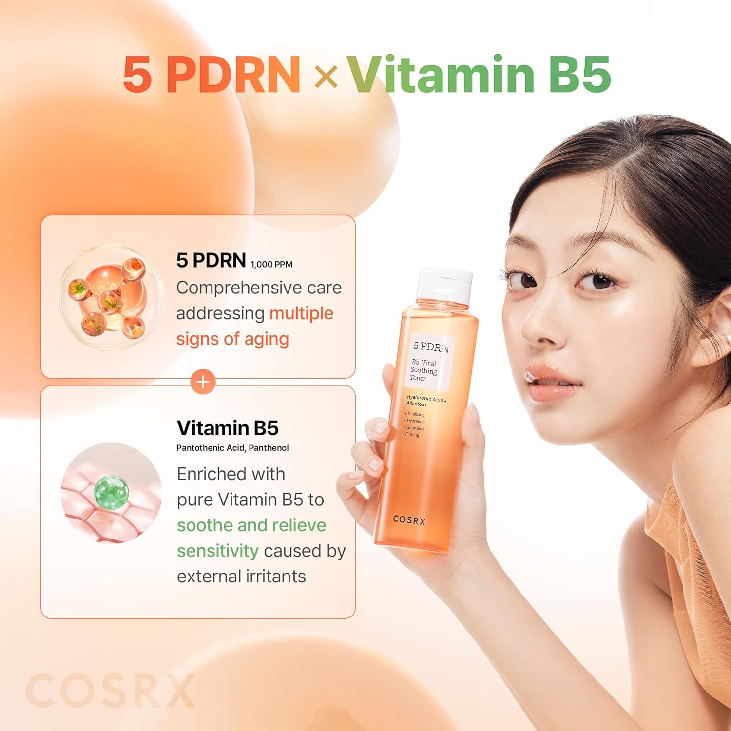 Lotion tonique apaisante Vital 5 PDRN B5 [280 ml]