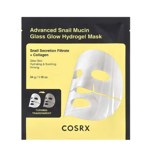 Advanced Snail Mucin Glass Glow Hydrogel Mask