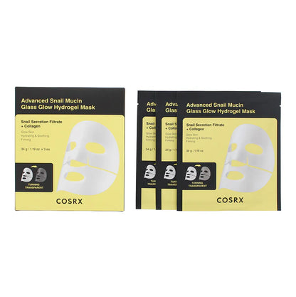 Advanced Snail Mucin Glass Glow Hydrogel Mask