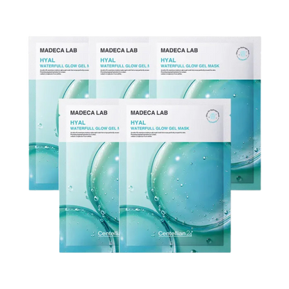 Madeca Lab Glow Gel Mask Set Hyal Waterfull [5pcs]