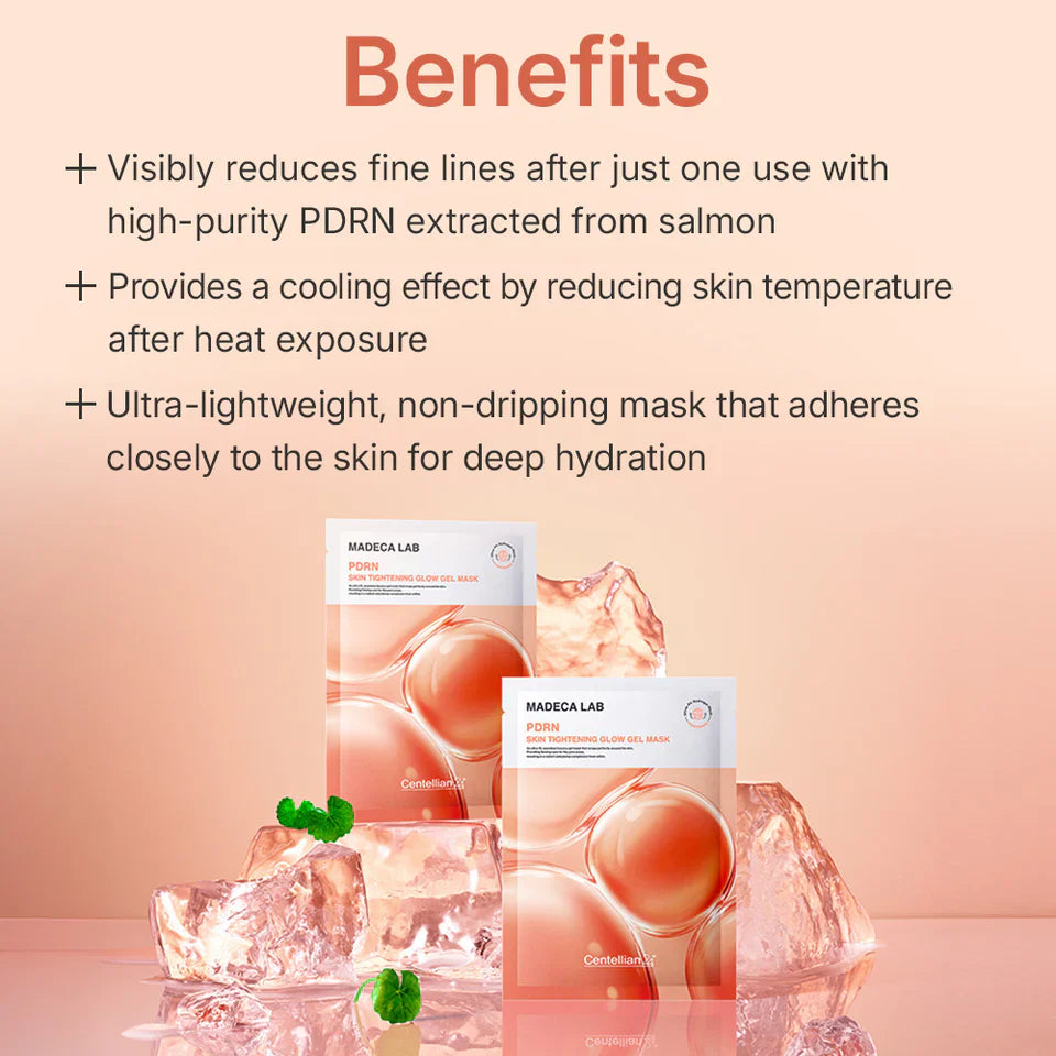 PDRN Skin Tightening Glow Gel Mask [5pcs]