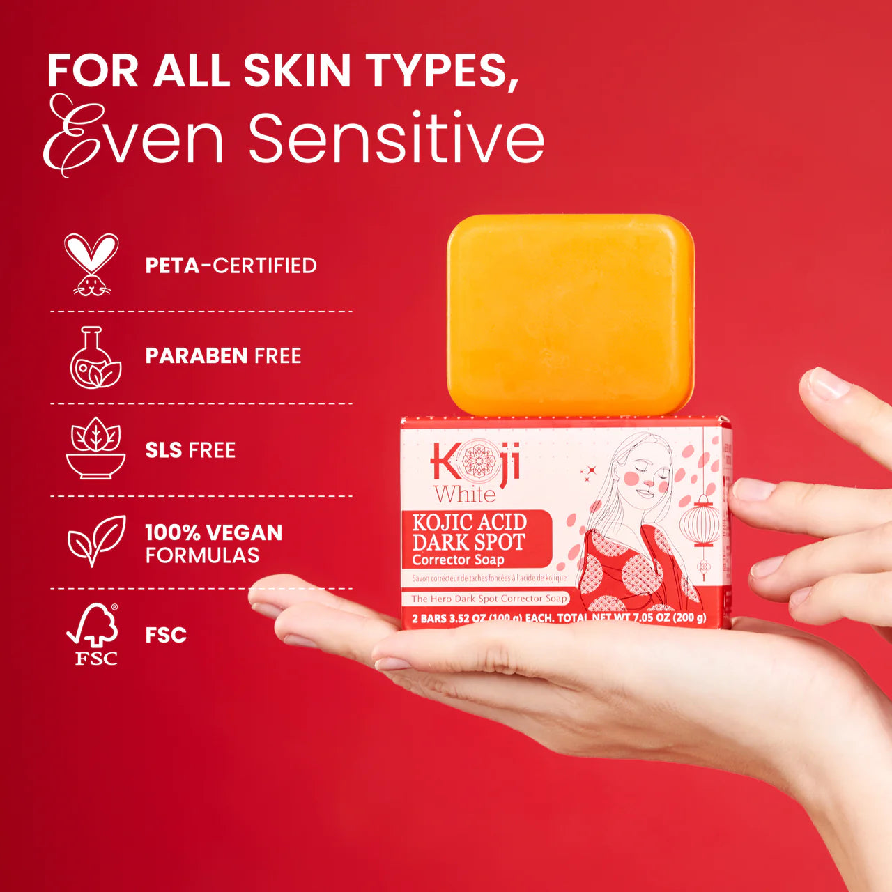 Kojic Acid Dark Spot Corrector Soap [200g]