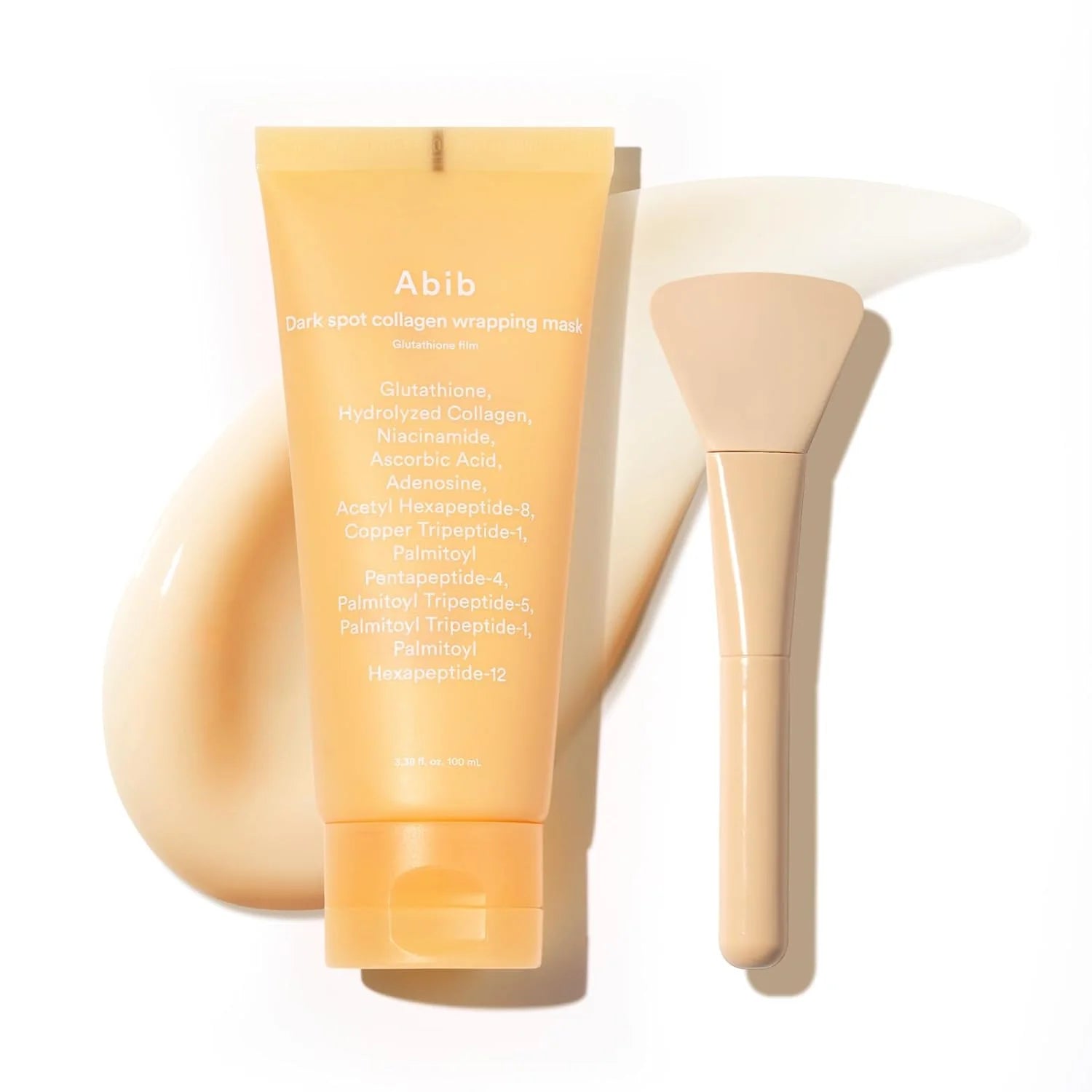 abib glow collagen mask glutathione film Dark Spot Wrapping toned skin bpc 157 increase testosterone كريم علاج الهالات السوداء Pack:1 Month Offer (3+1 Free)