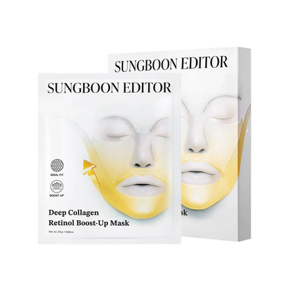 Deep Collagen Retinol Boost-Up Mask Set [25g x 4 Sheets]