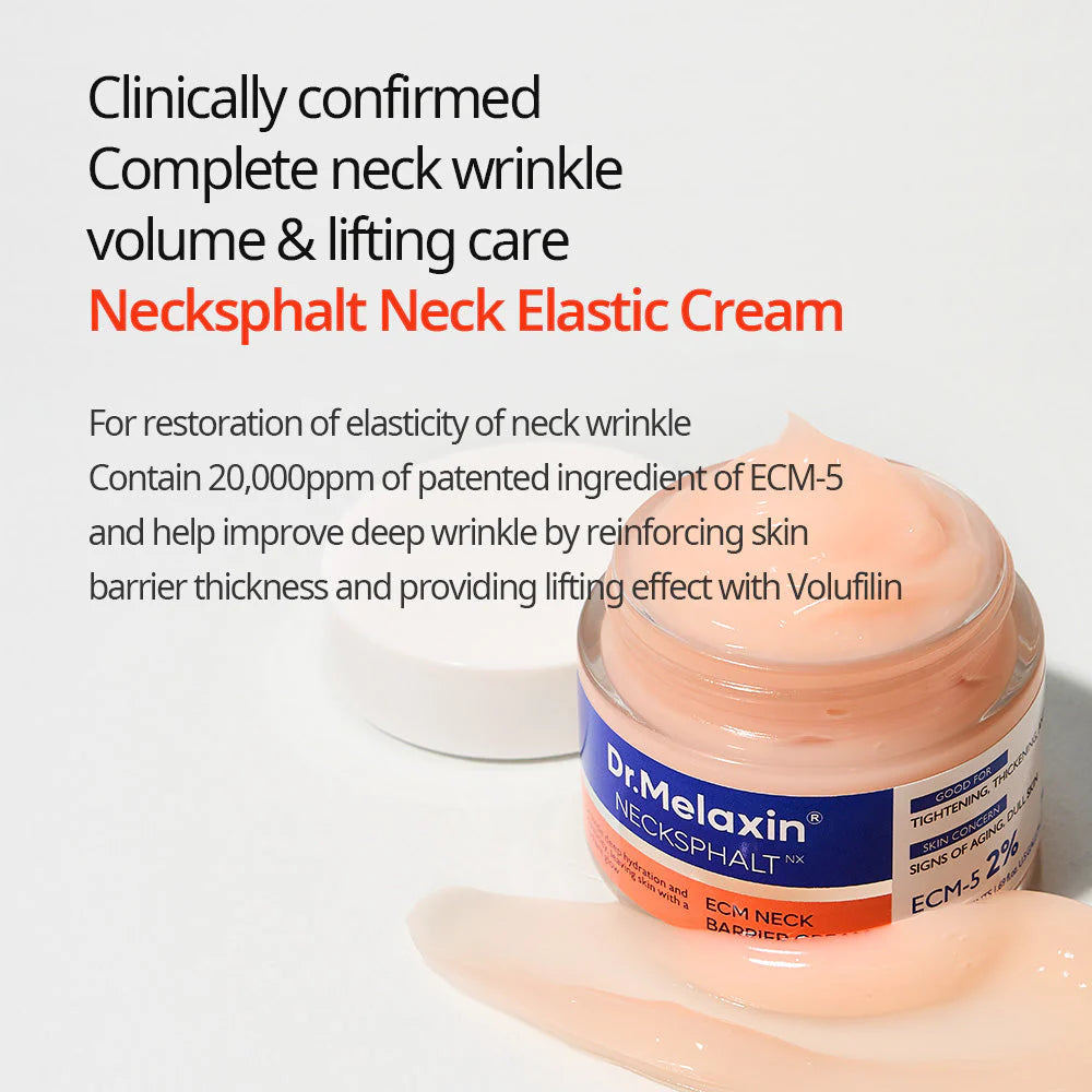 Dr. Melaxin Neck Cream | Buy Korean ECM Ceramide Anti-Wrinkle Care