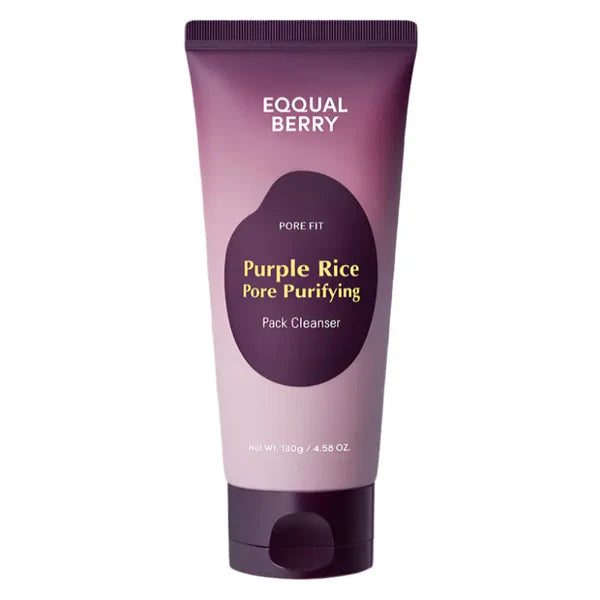 Nettoyant purifiant pour les pores à base de riz violet [130g]
