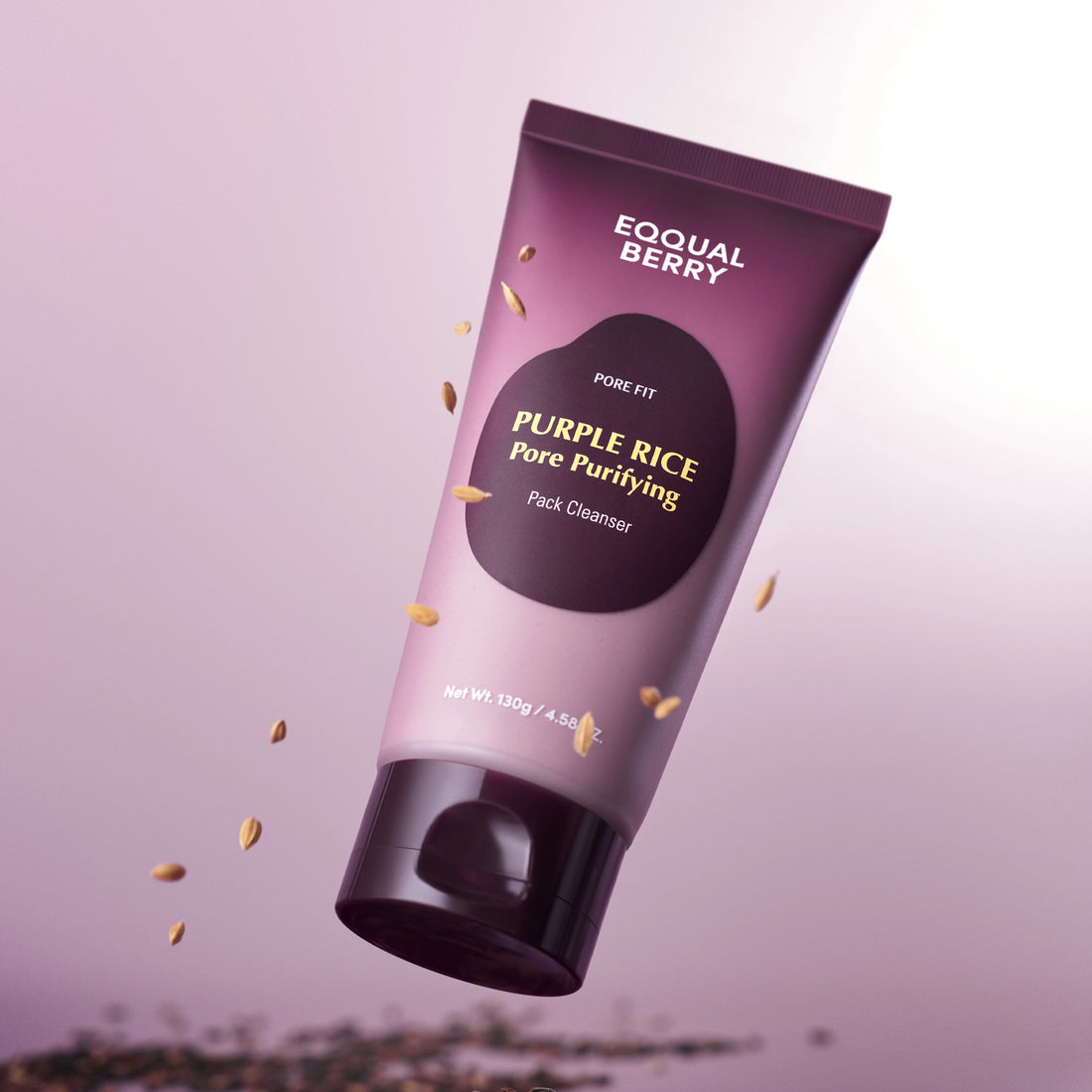 Nettoyant purifiant pour les pores à base de riz violet [130g]