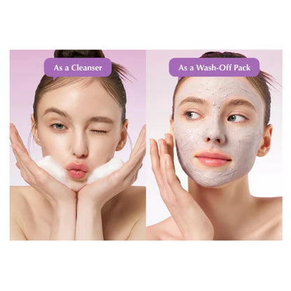 Nettoyant purifiant pour les pores à base de riz violet [130g]