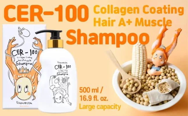 Cer-100 Collagen Coating Hair Muscle Treatment Rinçage [500 ml]