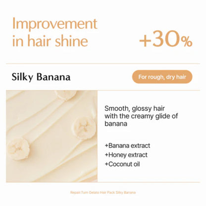 Repair:TURN Gelato Hair Pack Silky Banana [200 ml]