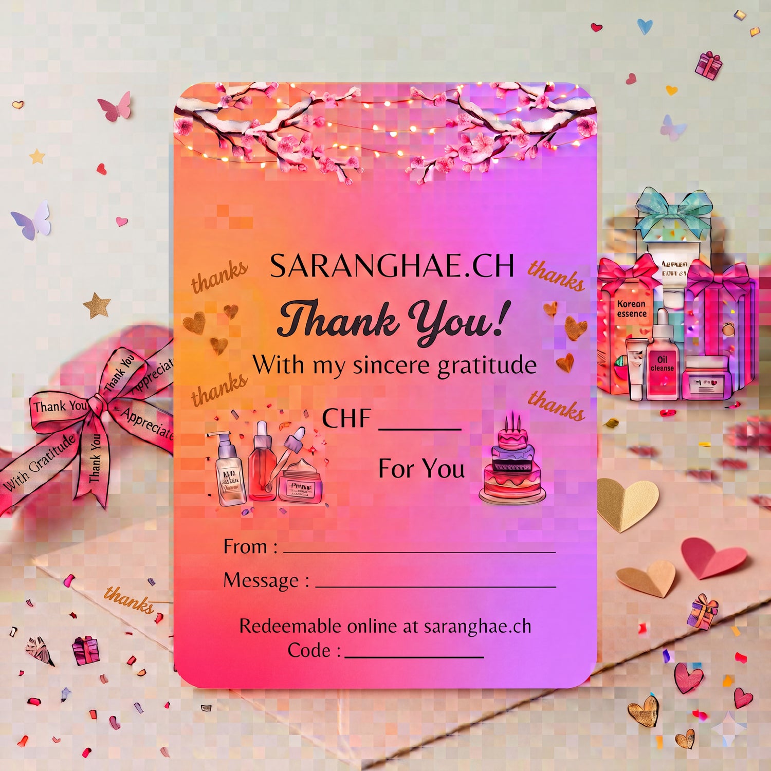 Saranghae Gift Voucher