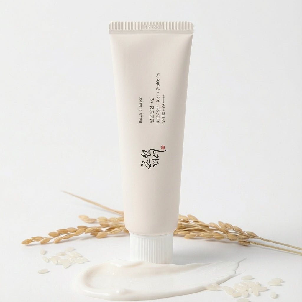 Relief Soleil : Riz + Probiotiques (SPF50+ PA++++) [50ml] 