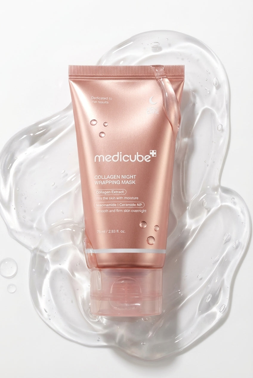 Masque Au Collagène MEDICUBE 75ml - Soin De Nuit - Neuf - Corée