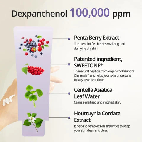 Penta Berry Panthenol Repair Cream [50ml]