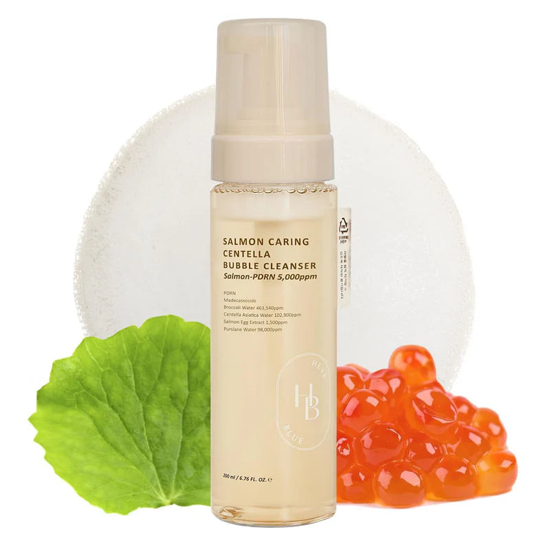 Salmon Caring Centella Bubble Cleanser [200ml]
